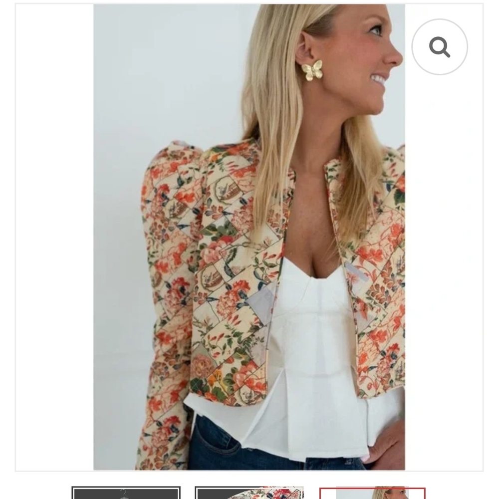 Floral Quilted Jacket